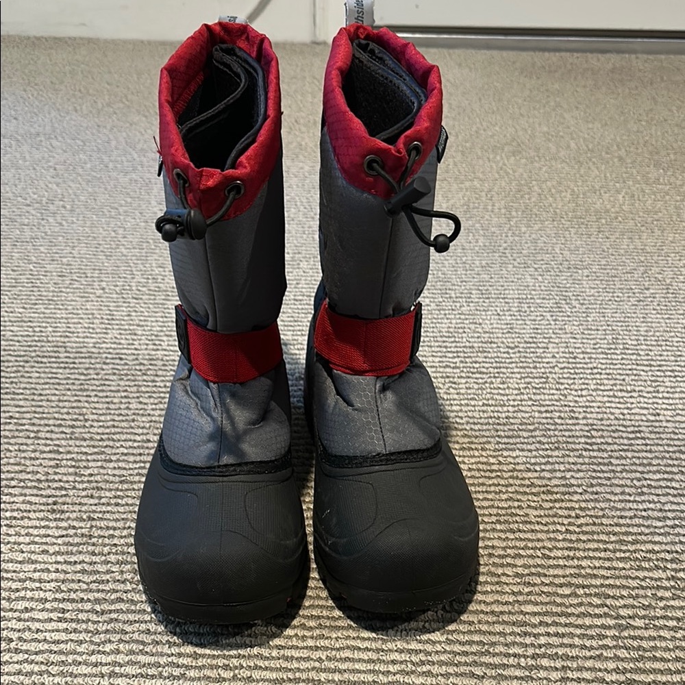 Northside Kids Red and Gray Snow Boots